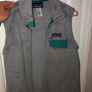 PATAGONIA vest gray and teal